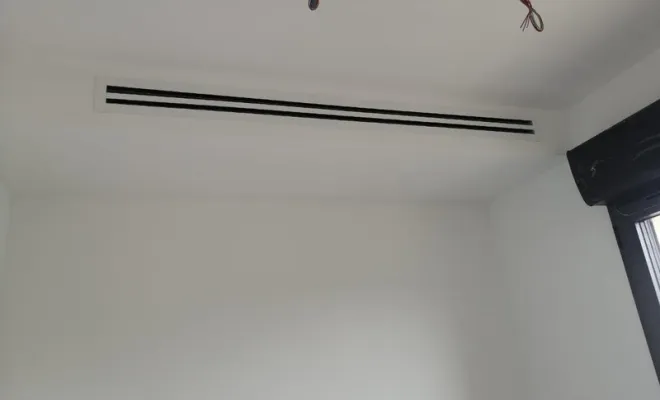 Diffuseurs linéaires à fentes, Cannes, Fluide Confort